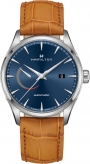 HAMILTON Jazzmaster Power Reserve Three Hands Automatic 42mm Stainless Steel Leather Strap H32635541