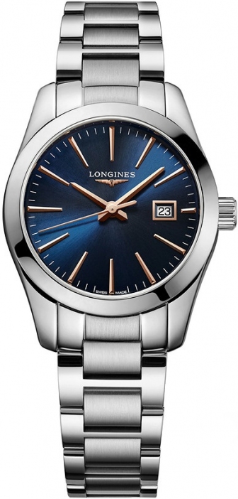 LONGINES Conquest Classic Ladies Three Hands 29.5mm Stainless Steel Bracelet L22864926