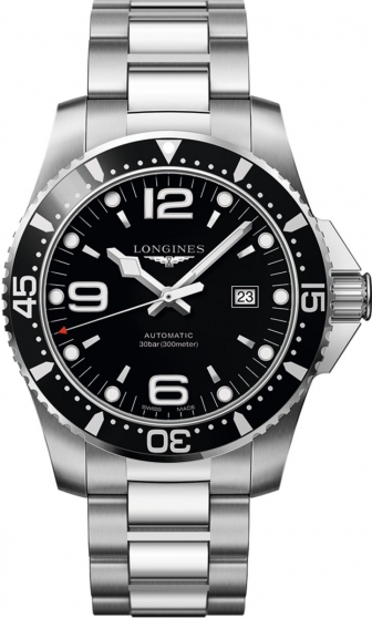 LONGINES HydroConquest Three Hands Automatic 44mm Stainless Steel Bracelet L38414566