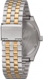 NIXON The Time Teller Three Hands 37mm Two Tone Gold Stainless Steel Bracelet A045-1921-00