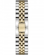 ROSEFIELD The Boxy Square Three Hands 26mm Two Tone Gold Stainless Steel Bracelet QVSGD-Q013