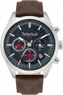 TIMBERLAND Thurlow Solar Power Multifunction 46mm Silver Stainless Steel Leather Strap 15950JYS.03