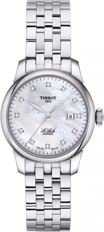 TISSOT Le Locle Brilliants Three Hands 29mm Silver Stainless Steel Bracelet T006.207.11.116.00