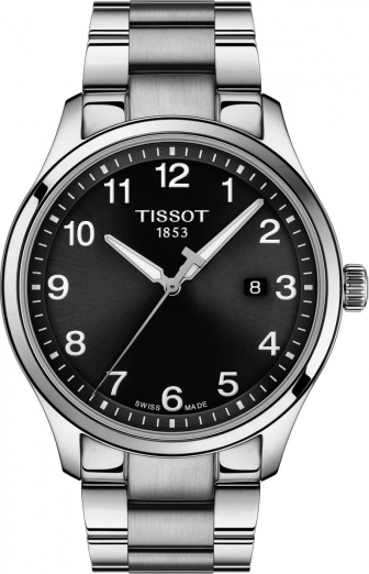TISSOT Gent XL Classic Three Hands Quartz 42mm Silver Stainless Steel Bracelet T116.410.11.057.00