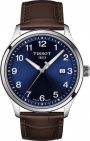 TISSOT Gent XL Classic Three Hands Quartz 42mm Silver Stainless Steel Leather Strap T116.410.16.047.00