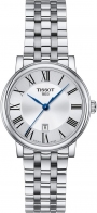 TISSOT Carson Premium Lady Three Hands 30mm Silver Stainless Steel Barcelet T122.210.11.033.00