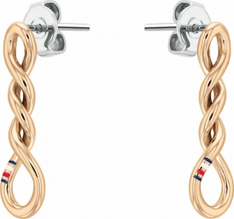TOMMY HILFINGER Jewels Casual Core Earrings Rose Gold Stainless Steel 2780511