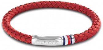 TOMMY HILFINGER Jewels Casual Core Men's Leather Bracelet Stainless Steel 2790404