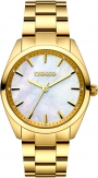 BREEZE Finesse Series Three Hands 37mm Gold Stainless Steel Bracelet 212051.1