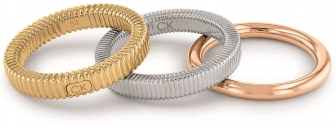 CALVIN KLEIN Ring Two Tone Stainless Steel 35000027C