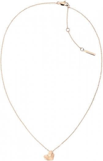CALVIN KLEIN Necklace Rose Gold Stainless Steel 35000037