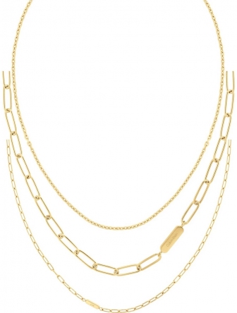 CALVIN KLEIN Necklace Gold Stainless Steel 35000432