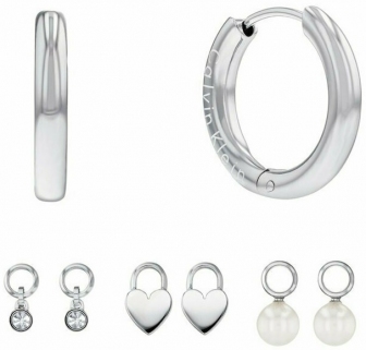 CALVIN KLEIN Earrings Silver Stainless Steel 35700001