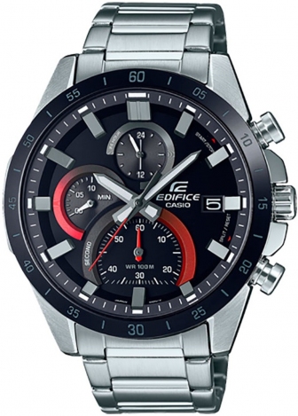 CASIO Edifice Collection Chronograph 47.1mm Silver Stainless Steel Bracelet EFR-571DB-1A1VUEF