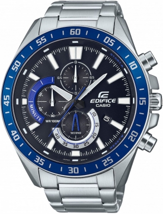 CASIO Edifice Collection Chronograph 50.5mm Silver Stainless Steel Bracelet EFV-620D-1A2VUEF
