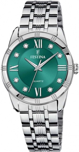 FESTINA Classic Three Hands 32mm Silver Stainless Steel Bracelet F16940/F