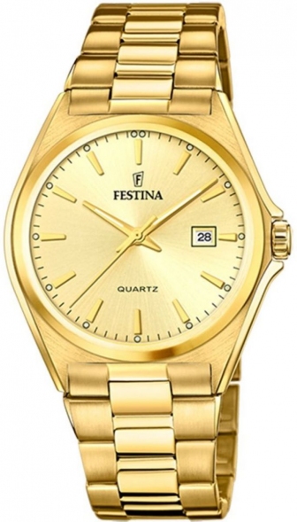 FESTINA Classic 40mm Gold Stainless Steel Bracelet F20555/3