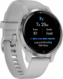 GARMIN Venu 2S Fitness Smartwatch 40.4mm Silver Bezel with Mist Gray Case and Silicone Band 010-02429-12