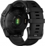 GARMIN Fenix 7 Sapphire Solar Smartwatch 47mm Titanium Black DLC with Black Band 010-02540-35