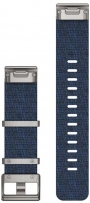 GARMIN MARQ Quickfit 22 Jacquard-weave Nylon Strap – Indigo 010-12738-02