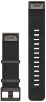 GARMIN MARQ Quickfit 22 Jacquard-weave Nylon Strap – Heathered Black 010-12738-03
