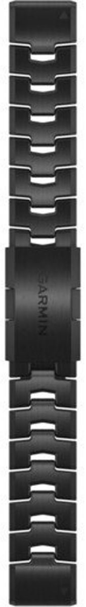 GARMIN QuickFit 22 Vented Titanium Replacement Bracelet with Carbon Gray DLC Coating 010-12863-09