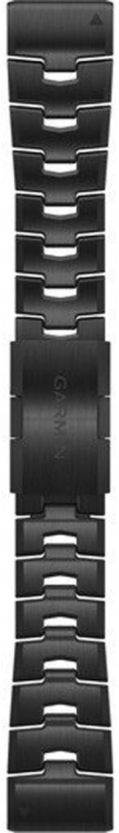 GARMIN QuickFit 26 Vented Titanium Replacement Bracelet with Carbon Gray DLC Coating 010-12864-09