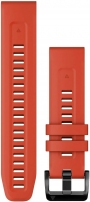 GARMIN QuickFit 22 Flame Red Silicone Band 010-13111-04