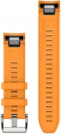 GARMIN MARQ Quickfit 22 Spark Orange Silicone Strap 010-13225-04