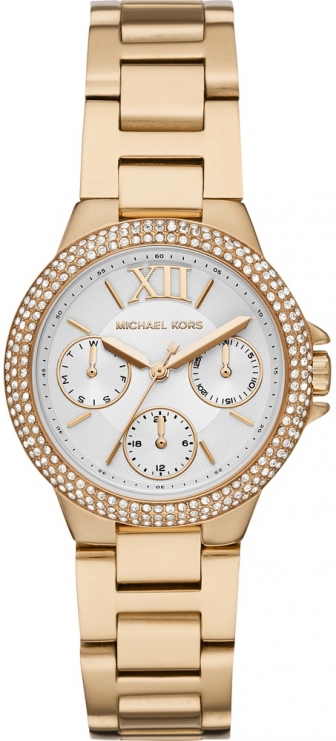 MICHAEL KORS Camille Crystals 33mm Gold Stainless Steel Bracelet MK6844