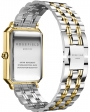 ROSEFIELD The Elles Octagon Three Hands 23*29mm Two Tone Gold Stainless Steel Bracelet OWSSSG-O48