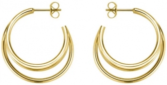 Rosefield Triple Hoops Earring Gold JETHG-J573