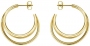 Rosefield Triple Hoops Earring Gold JETHG-J573