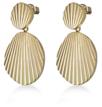 Rosefield Shell earrings Gold Stainless Steel JSSHEG-J169