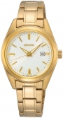 SEIKO Analogue Time Three Hands 29.8mm Gold Stainless Steel Bracelet SUR632P1