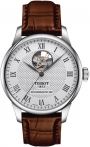TISSOT Le Locle Powermatic 80 Three Hands 39.3mm Stainless Steel Leather Strap T006.407.16.033.01
