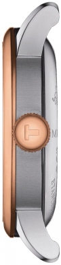 TISSOT Le Locle Powermatic 80 Open Heart 39.3mm Two Tone Rose Gold Stainless Steel Bracelet T006.407.22.033.02