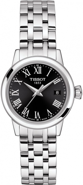 TISSOT Classic Dream Lady Three Hands 28mm Silver Stainless Steel Bracelet T129.210.11.053.00