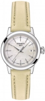 TISSOT Classic Dream Lady Three Hands 28mm Silver Stainless Steel Leather Strap T129.210.16.111.00
