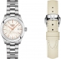 TISSOT T-My Lady Three Hands 29.3mm Silver Stainless Steel Bracelet T132.010.11.111.00