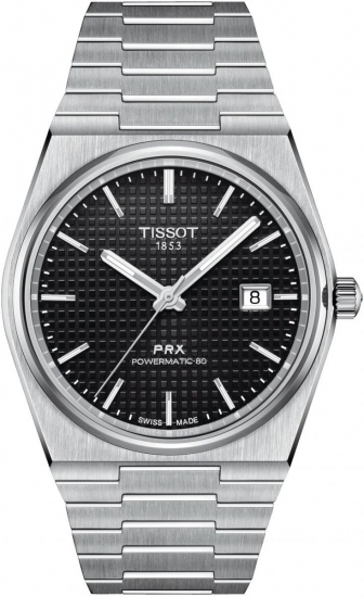 TISSOT PRX Three Hands 40mm Powermatic 80 Stainless Steel Bracelet T137.407.11.051.00