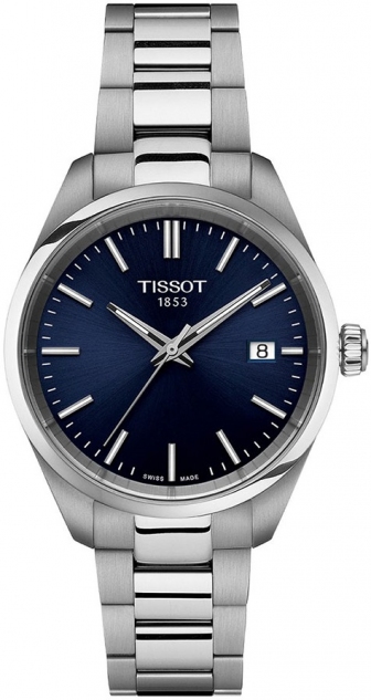 TISSOT T-Classic PR100 Three Hands 34mm Stainless Steel Bracelet T150.210.11.041.00