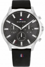 TOMMY HILFIGER Ryder Multifunction 44mm Stainless Steel Leather Strap 1710495
