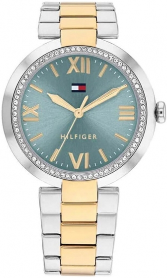 TOMMY HILFIGER Alice Three Hands 34mm Two Tone Stainless Steel Bracelet 1782680