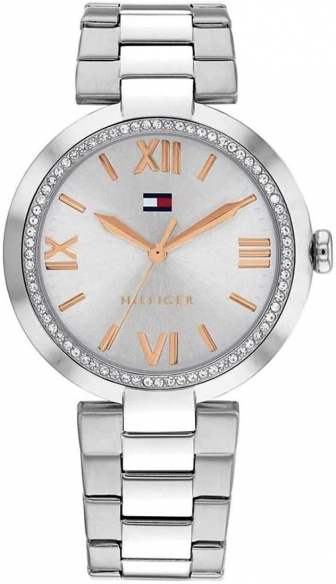 TOMMY HILFIGER Alice Three Hands 34mm Silver Stainless Steel Bracelet 1782681