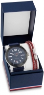 TOMMY HILFIGER Ryan Giftset Three Hands 46mm  Stainless Steel Leather Strap 2770156