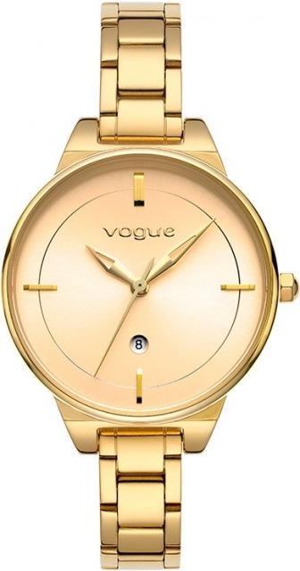VOGUE Concord Three Hands 33mm Gold Stainless Steel Bracelet 815142