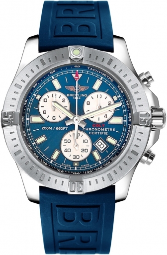 BREITLING Colt Chronograph Super Quartz 44mm Stainless Steel Silicone Strap A7338811/C905