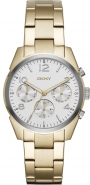 DKNY Crosby Multifunction 36mm Gold Stainless Steel Bracelet NY2471