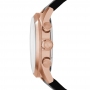 FOSSIL Del Rey Chronograph Rose Gold Stainless Steel Leather Strap CH2991
